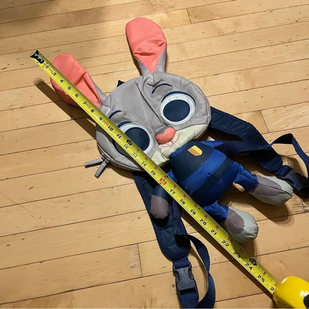 Judy Hopps Zootopia Backpack Disney Kids Rabbit Bag Travel Zip Adjustable Straps